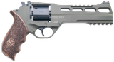 Chiappa Firearms CF340282 Rhino 60SAR SAO 357 Mag 6rd 6" Blued Cylinder OD Green Steel Barrel OD Green Cerakote Aluminum Frame with Walnut Grip