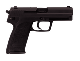 HK 81000326 USP V7 LEM 45 ACP Caliber with 4.41" Barrel, 12+1 Capacity, Overall Black Finish, Serrated Trigger Guard Frame, Serrated Steel Slide &  Polymer Grip Includes 2 Mags