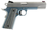 Colt Mfg O1070CCSBT 1911 Competition 45 ACP Caliber with 5" National Match Barrel, 8+1 Capacity, Blue Titanium Finish Frame, Serrated Stainless Steel Slide, Gray G10 Grip & 70 Series Firing System