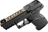 Kel-Tec P17BBLKORTANS P17  Sports South Exclusive 22 LR 16+1 3.80" Black Steel Barrel, Tan Optic Ready/Serrated Slide, Black Polymer Frame w/Picatinny Rail, Textured Grip