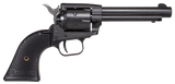 Heritage Mfg SRR22BS4PG Rough Rider  22 LR 6 Shot, 4.75" Black Satin Steel Barrel, Frame & Cylinder, Black Polymer Grip, Manual Thumb Safety, Exposed Hammer