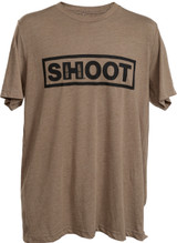 Hornady 99606XL Shoot T-Shirt Brown Tri-Blend Short Sleeve XL