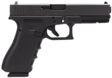 Glock PI3150201 G31 Gen3 357 Sig 10+1 4.49" Barrel, Black  Frame & Slide, Finger Grooved Rough Texture Grip, Safe Action Trigger