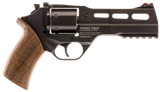 Chiappa Firearms CF340246 Rhino 50SAR  Medium Frame 357 Mag 6rd 5" Black Anodized Steel Vent Rib Barrel, Black Cylinder, Black Anodized Aluminum Frame w/Picatinny Rail, Walnut Grip, Exposed Hammer
