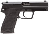 HK 81000334 USP Compact V7 LEM 9mm Luger Caliber with 3.58" Barrel, 13+1 Capacity, Overall Black Finish, Serrated Trigger Guard Frame, Serrated Steel Slide, Polymer Grip & Night Sights Includes 3 Mags