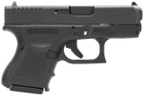 Glock PG3350201 G33 Gen4 Sub-Compact 357 Sig 9+1 3.43" Black Polygonal Rifled Barrel, Matte Black Serrated Slide, Black Polymer Frame, Black Textured Finger Grooved Polymer Grip, Right Hand