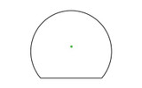 TRIJICON SRO 2.5 MOA GREEN DOT BLK