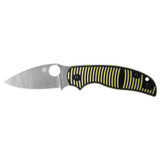 SPYDERCO SAGE 5 SALT 3" YLW/SLV PLN