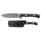 SPYDERCO SKOLI 4.68" BLK/SLV SHEATH