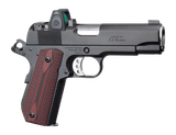 Ed Brown  Kobra Carry w/Optic 45 ACP 7+1 4.25" Stainless Barrel, Black Gen4 Stainless Steel Serrated w/Optic Slide & Frame, Trijicon RMRcc 3.25 MOA Sight, Right Hand