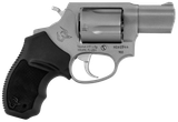 Taurus 2905029 905  9mm Luger 5rd 2" Barrel, Overall Matte Finish Stainless Steel, Finger Grooved Black Rubber Grip & Fixed Sights