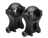 VISM 1" Hunter Rings Black 1.5" Height