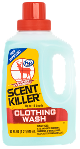 Wildlife Research 54633 Super Charged Clothing Wash Odor Eliminator Odorless Scent 32oz Bottle