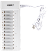 Covert Scouting Cameras 2038 Rapid Charger 12 Bay AA