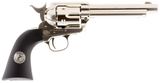 Umarex 2254051 Colt Peacemaker CO2 Pistol 177 Pellet 6rd Single Action, Nickel Frame, CO2 Housed In Black Polymer Grip