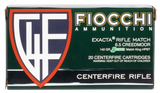 Fiocchi 65CMMKC Hyperformance Compete 6.5Creedmoor 142gr Sierra MatchKing BTHP 20 Per Box/10 Case