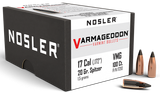 Nosler 17210 Varmageddon  17Cal 20gr Flat Base Tipped 100/Box