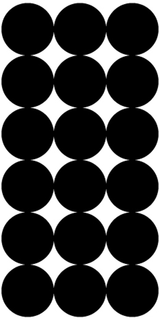 Pro-Shot P216 SplatterShot Repair Pasters Black 1" Self-Adhesive 216 Pasters