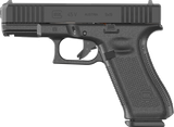 Glock PV4550203 G45 V Crossover 9mm Luger 17+1 4.02" Black GMB Barrel, Black nDLC Steel Serrated Slide, Black Polymer Frame w/Accessory Rail, Textured polymer Grip, Ambidextrous