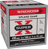 Winchester Ammo X413H85 Super X Heavy Game Load High Brass 410Gauge 3" 3/4oz 8.5Shot 25 Per Box/10 Case