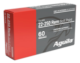 Aguila 8338AG   22-250Rem 60gr InterLock Boat Tail Soft Point 20 Per Box/10 Case
