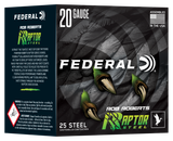 Federal RRS2092  Rob Roberts Raptor 20Gauge 3" 1oz 2Shot 25 Per Box/10 Case