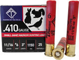 ATI ATIAC41036 Target Load  410Gauge 3" 11/16oz 6Shot 25 Per Box/10 Case