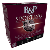 B&P 12B8SH75 Sporting Clay  12Gauge 2.75" 1 1/8oz 7.5Shot 25 Per Box/10 Case