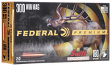 Federal P300WSS1 Premium  300WinMag 180gr Swift Scirocco II 20 Per Box/10 Case