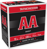 Winchester Ammo AAM129 AA Heavy 12Gauge 2.75" 1 1/8oz 9Shot 25 Per Box/10 Case