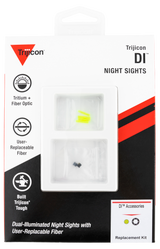 Trijicon AC50011 DI Night Sight Standard Replacement Kit Green Fiber & Black Retainer