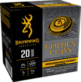 Browning Ammo BGC207 Golden Clays  20Gauge 2.75" 7/8oz 7.5Shot 25 Per Box/10 Case