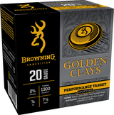 Browning Ammo BGC207 Golden Clays  20Gauge 2.75" 7/8oz 7.5Shot 25 Per Box/10 Case