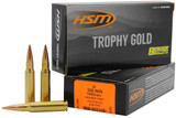 HSM 308168VLD Trophy Gold Extended Range 308 Win 168 gr Berger Hunting VLD Match 20 Per Box/ 25 Case