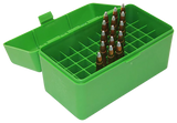 MTM Case-Gard RSS5010 Ammo Box Flip-Top 6mm PPC/7mm Green Polypropylene 50rd