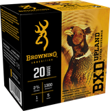Browning Ammo B193512025 BXD Upland 20Gauge 2.75" 1oz 5Shot 25 Per Box/10 Case