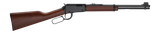 Henry H001Y22M Classic Youth 22 WMR 10+1 16.50" Blued Barrel, Black Aluminum Grooved Receiver, American Walnut Straight Grip Stock