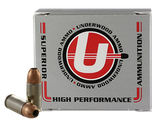 UA 134 9MM LUGER+P 124GR JHP 20/10