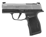 Sig Sauer 365X9SXR3P P365X  Micro-Compact Frame 9mm Luger 12+1 3.10" Steel Barrel, Stainless Steel Optic Ready/Serrated Slide, Black Stainless Steel Frame w/Accessory Rail, Polymer Grip