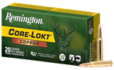 Remington Ammunition R27853 Core-Lokt Copper 30-06Springfield 150gr Copper Hollow Point 20 Per Box/10 Case