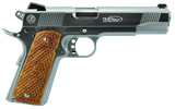 TriStar 85618 American Classic II 1911 10mm Auto 8+1, 5" Stainless Steel Barrel, Chrome Serrated Steel Slide, Chrome Steel Frame w/Beavertail, Wood Grip