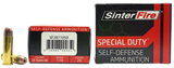 SinterFire Inc SF38110SD Special Duty (SD)  38Special 110gr Lead Free Frangible Hollow Point 20 Per Box/10 Case