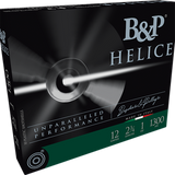 B&P Ammunition 12B1FE75 Helice Electro 12Gauge 2.75" 1oz 7.5Shot 10 Per Box/10 Case