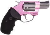 Charter Arms 53830 Undercover Lite Pink Lady Small 38 Special, 5 Shot 2" Stainless Steel Barrel & Cylinder, Aluminum Frame w/Black Finger Grooved Rubber Grip, Exposed Hammer