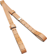 Butler Creek 26112 Military Carry Strap Brown Leather 44" OAL Two-Piece Rifle