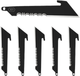 Outdoor Edge RRUS30K6C Replacement Blades  6 3" Black Utility Serrated 420J2 SS Blades