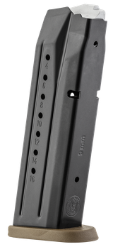 Smith & Wesson 3007345 M&P  17rd 9mmLuger Blued/Brown Floor Plate Steel