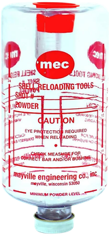 MEC Outdoors 301L13X Replacement Bottle Size Small Clear Hard Plastic