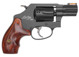Smith & Wesson 160228 Model 351 Personal Defense 22 WMR 7 Shot 1.88" Black Stainless Steel Barrel, Black Aluminum Cylinder & J Frame, HiViz Fiber Optic Orange Front Sight