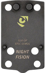 Night Fision GLKOPEPSCSCMOS Holosun EPS Carry Footprint Black Stainless Steel Fits Glock MOS 43/43X/48